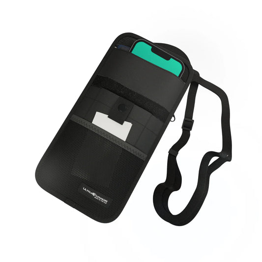 DefenderShield ConcealShield® Phone Faraday Pouch (Standard & Crossbody) — RF/EM Signal-Blocking