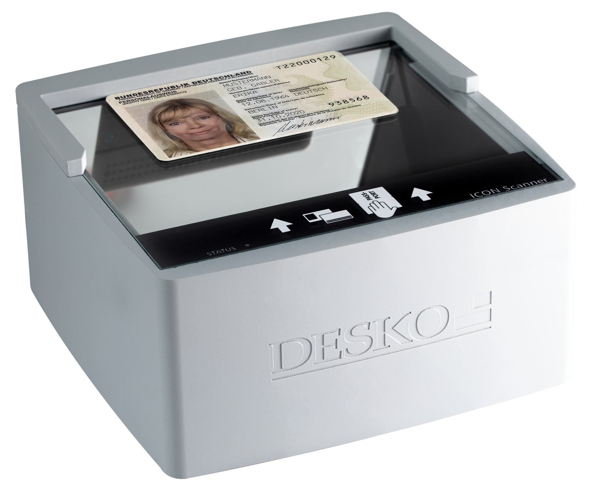 DESKO ICON — Full-Page Passport and ID Scanner